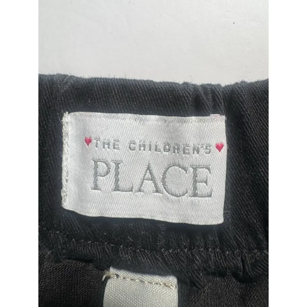 The Children’s Place Girls Black Skort Skirt Shorts Elastic Waist Size 3T